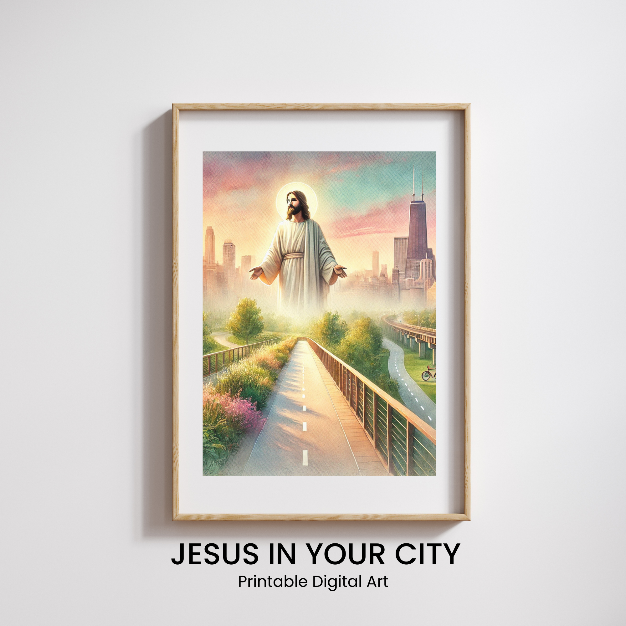 Jesus at 606 Trail in Chicago