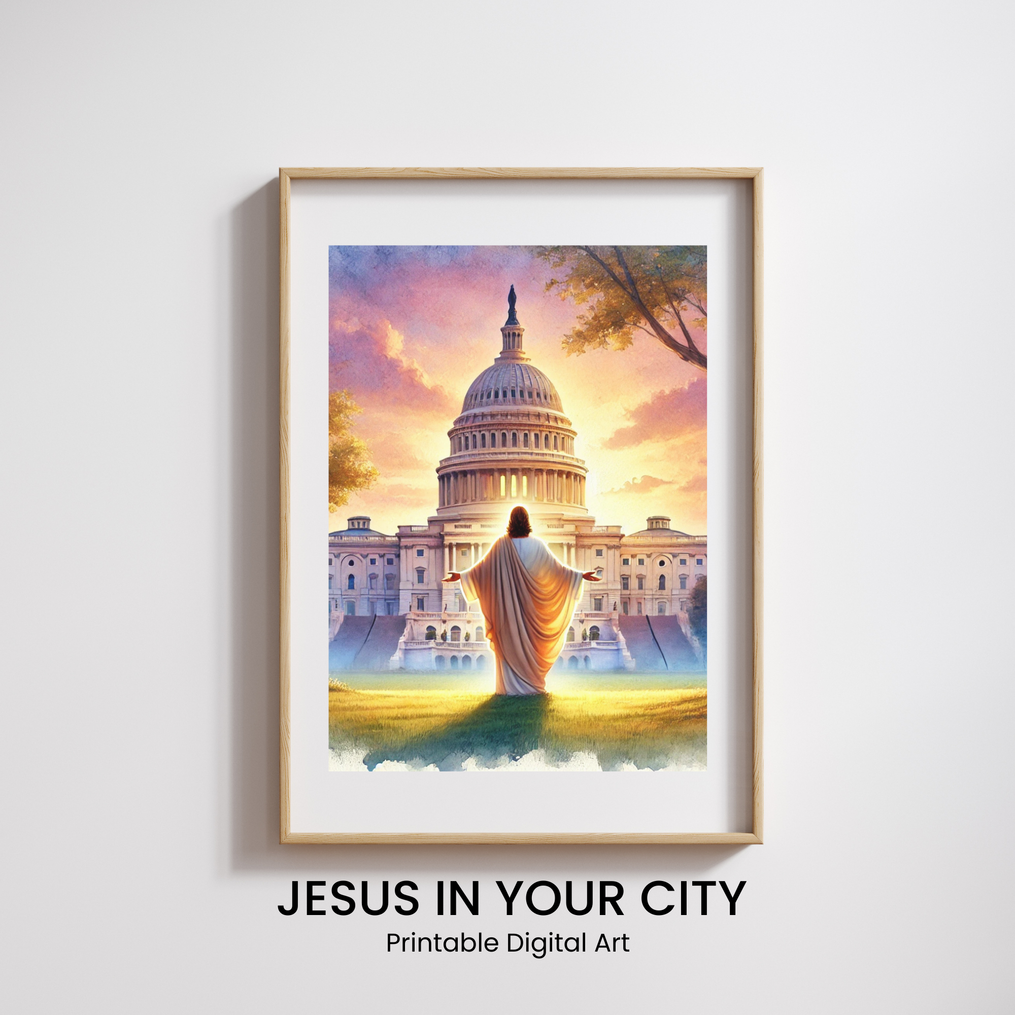 Jesus at Capitol Hill in Washington, D.C