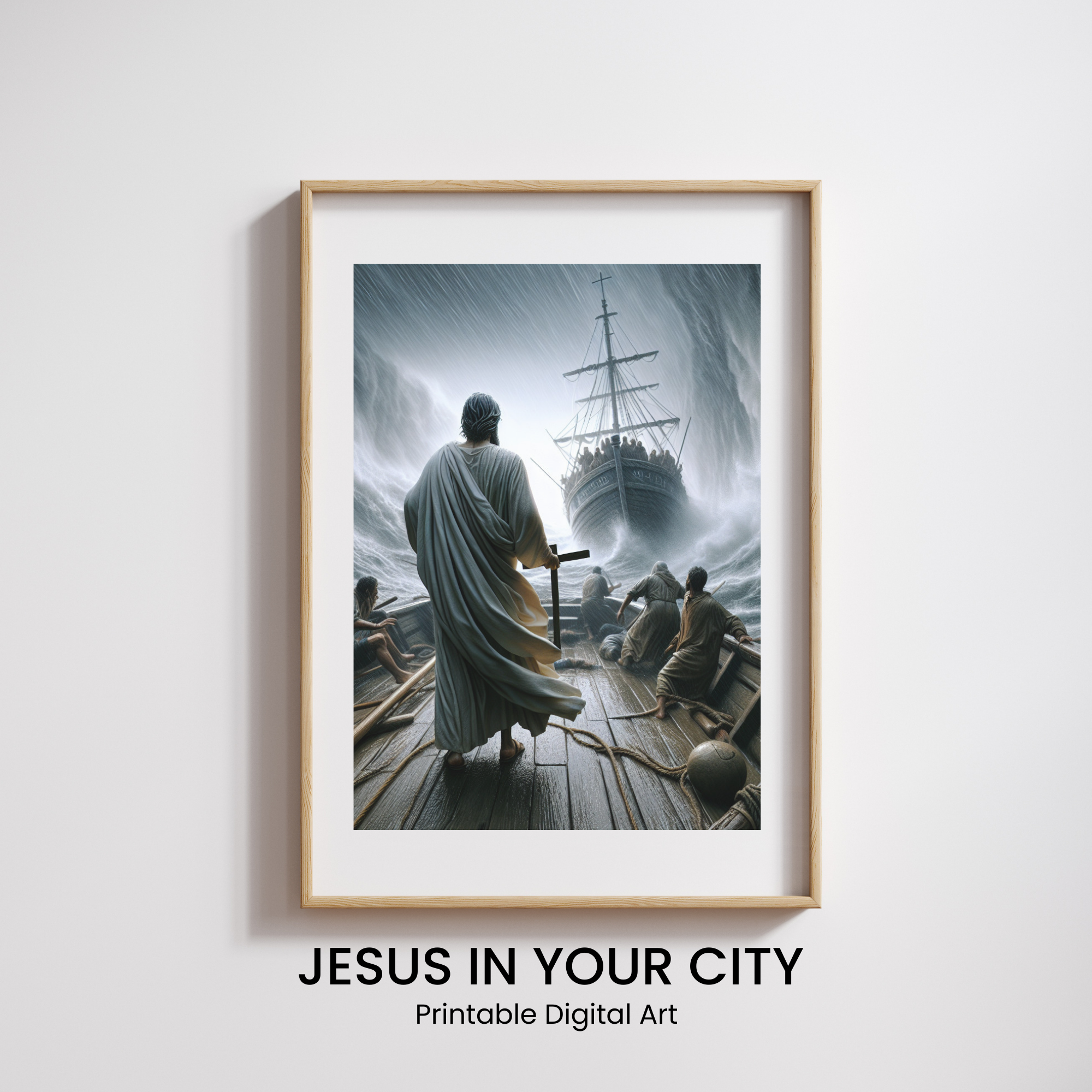 Jesus in a Sea Storm
