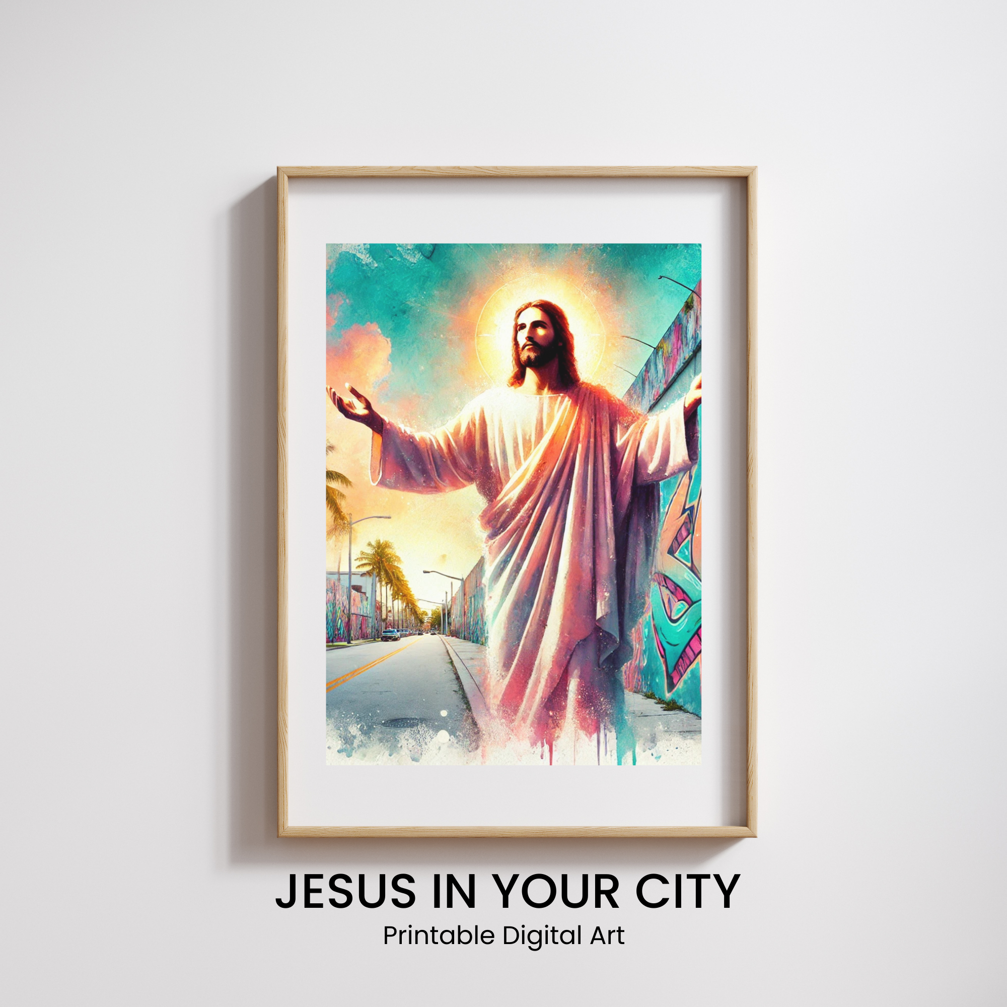 Jesus at Wynwood Walls in Miami