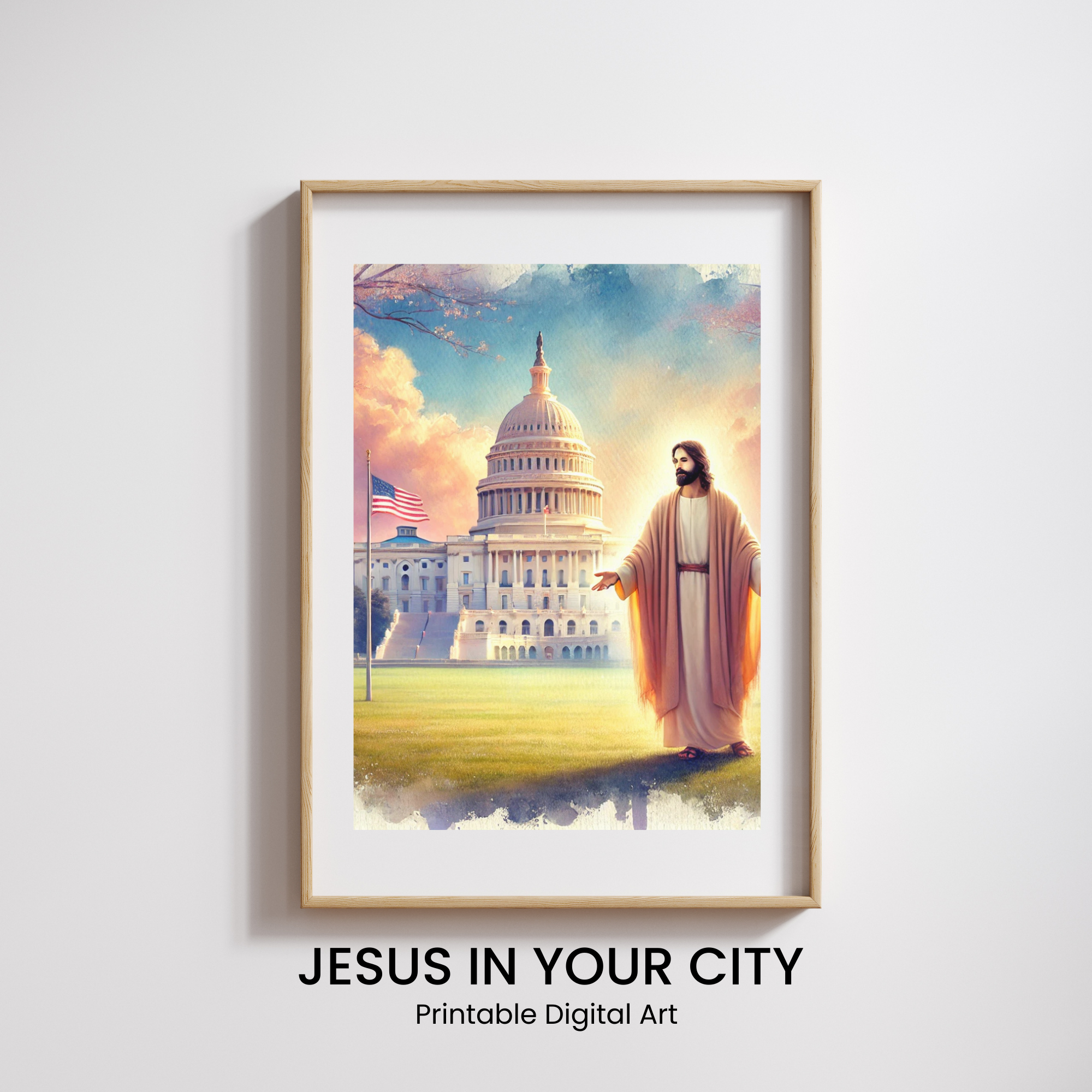 Jesus at Capitol Hill in Washington, D.C