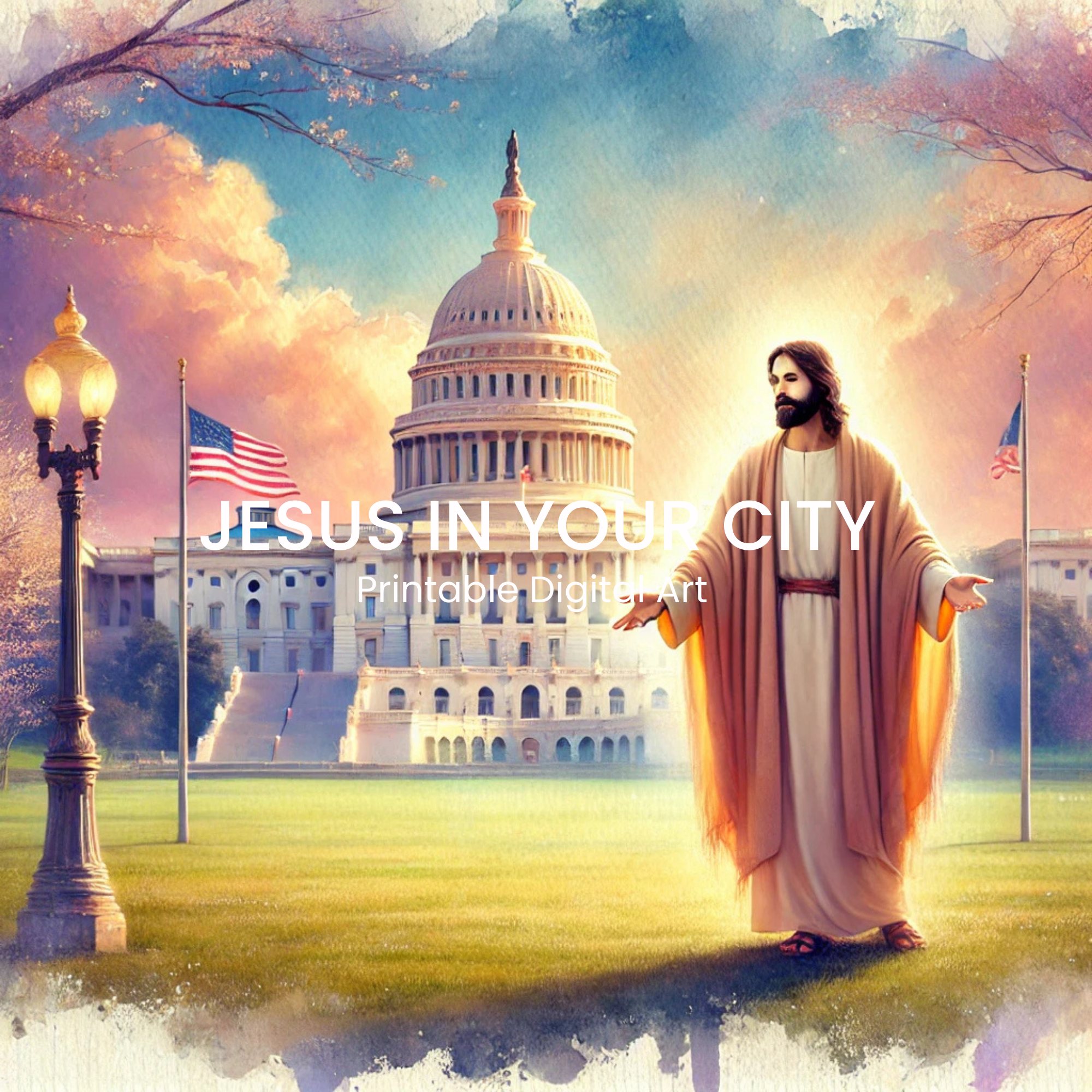 Jesus at Capitol Hill in Washington, D.C