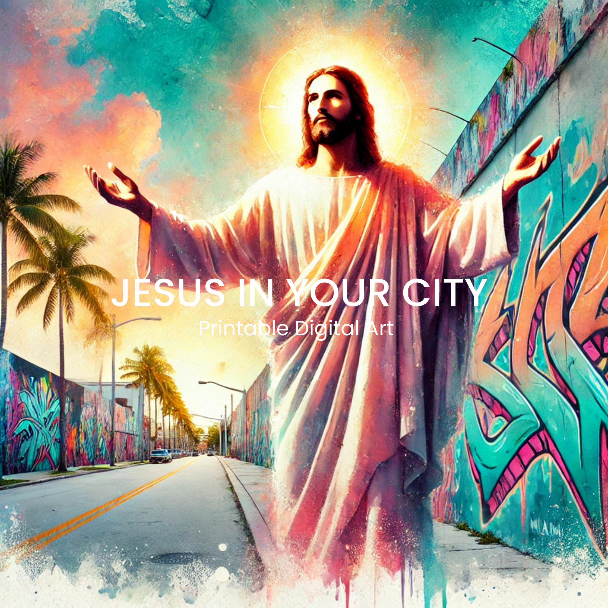 Jesus at Wynwood Walls in Miami