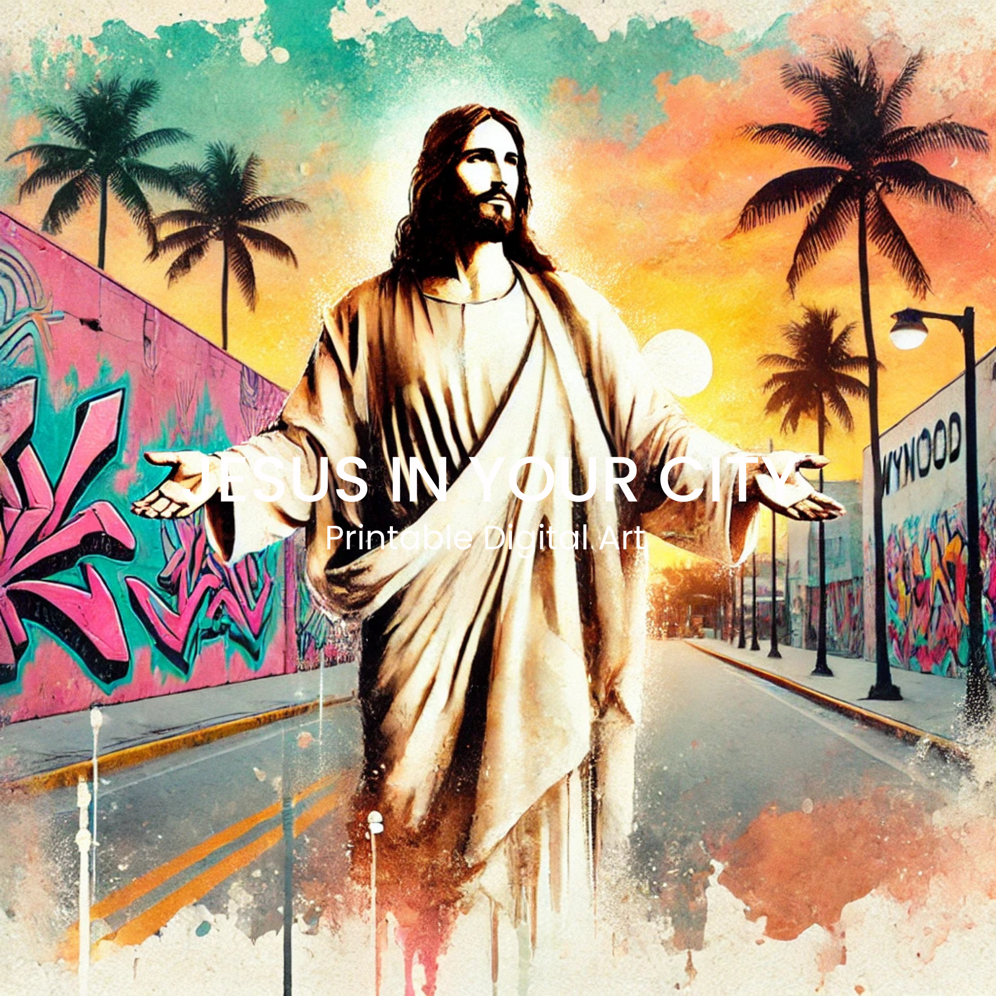Jesus at Wynwood Walls in Miami