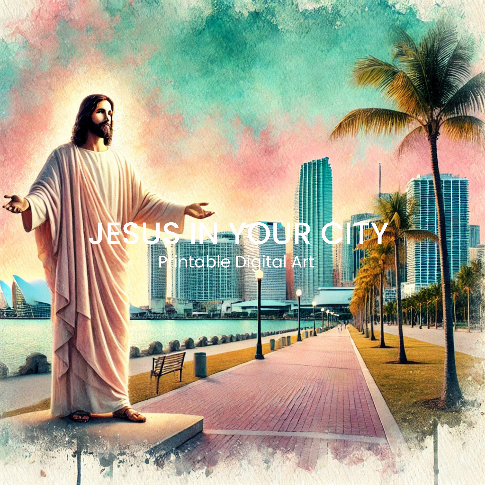 Jesus at Bayfront Park in Miami