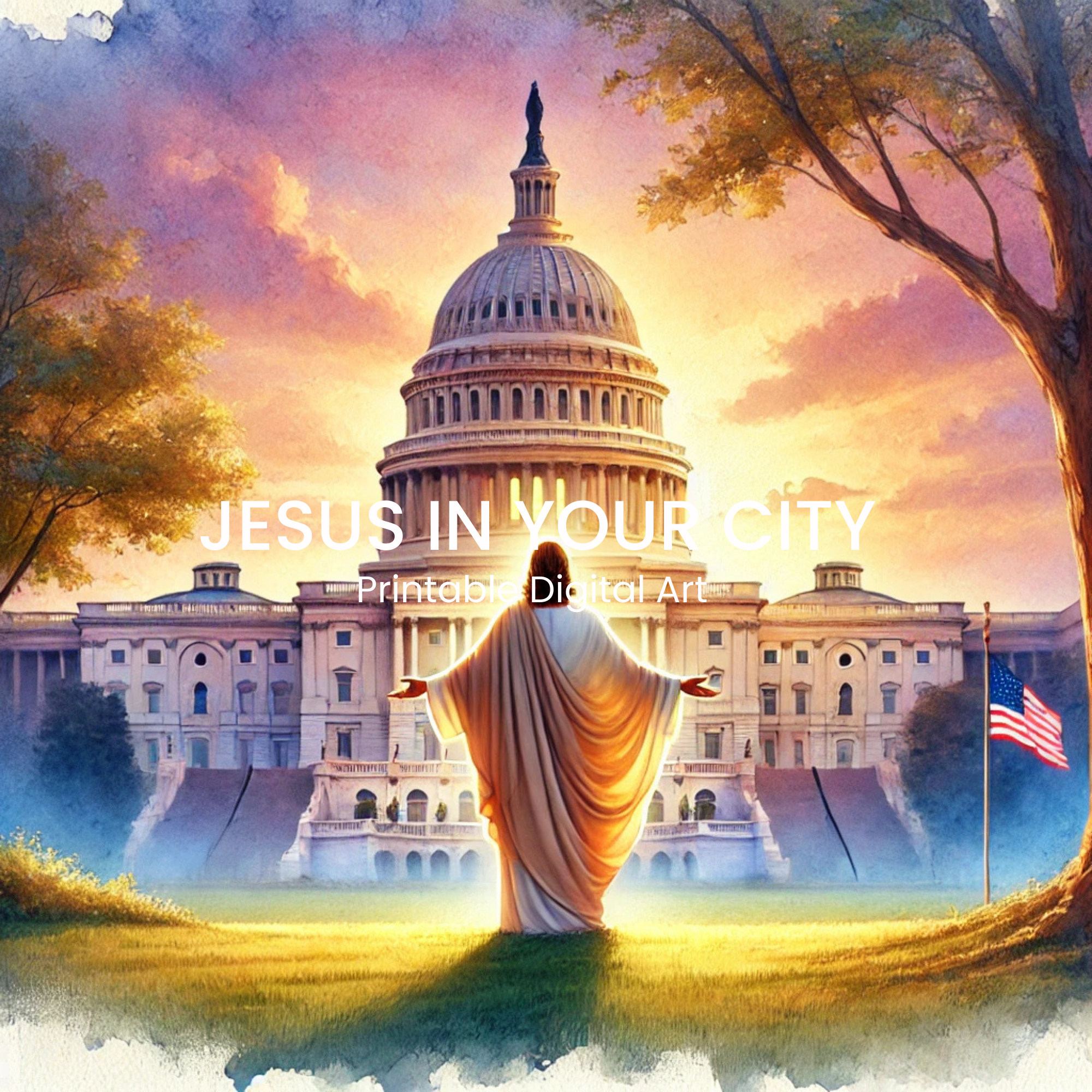 Jesus at Capitol Hill in Washington, D.C